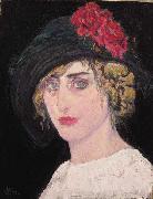 Pier Leone Ghezzi Portrait of a woman oil painting on canvas